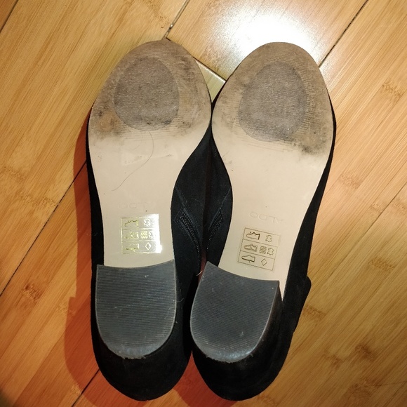 ALDO Ciredia Black Suede Booties - Picture 5 of 5